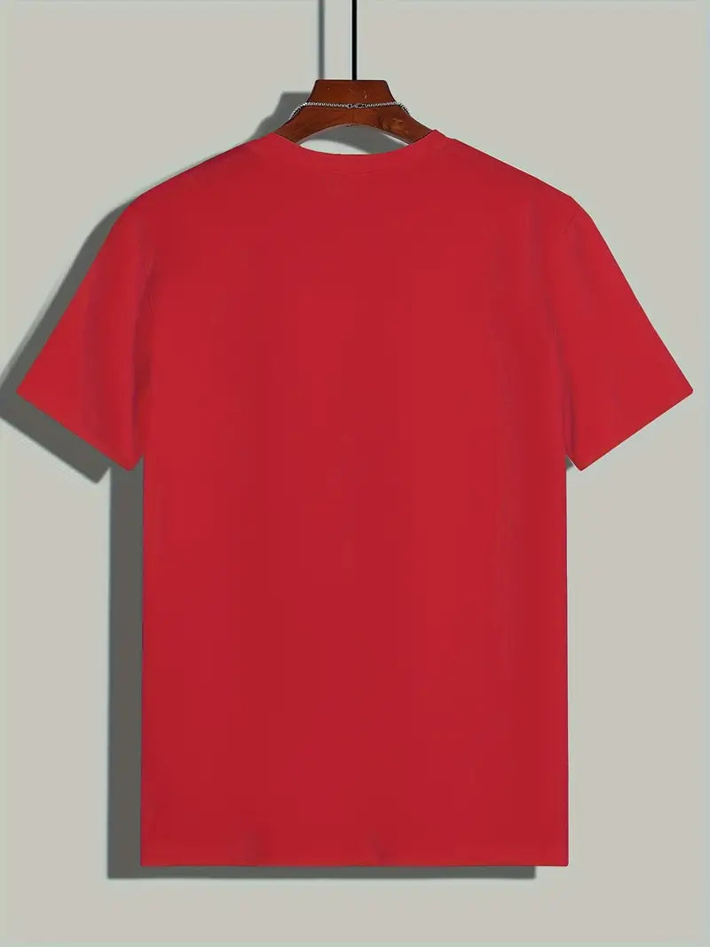 T-Shirt Basic Herren Rundhals Kurzarm