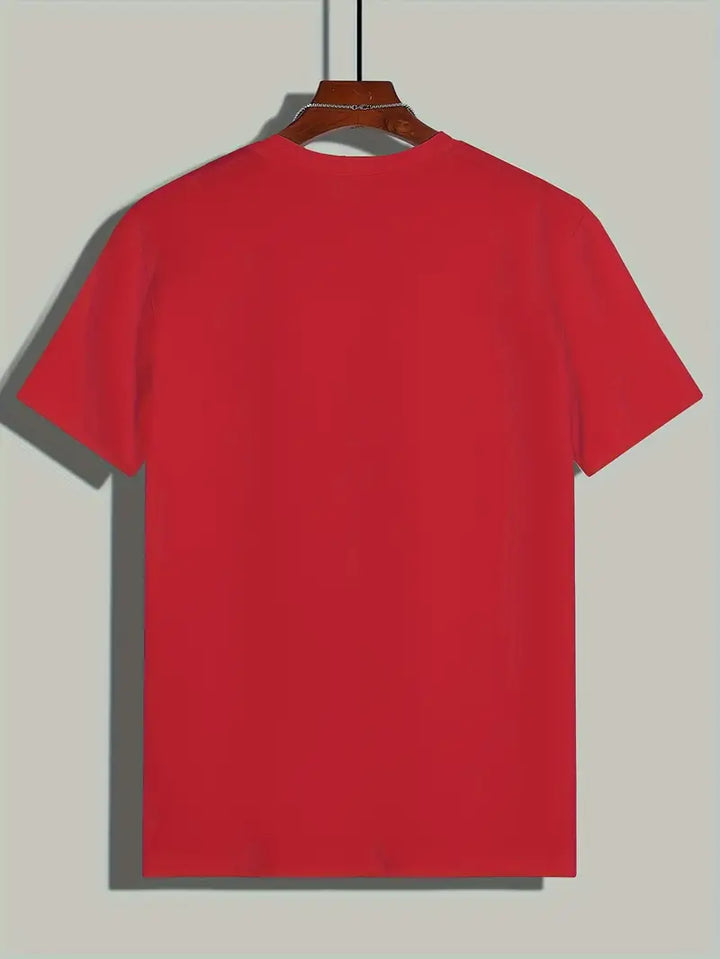 T-Shirt Basic Herren Rundhals Kurzarm