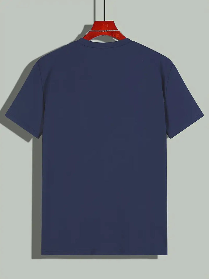 T-Shirt Basic Herren Rundhals Kurzarm