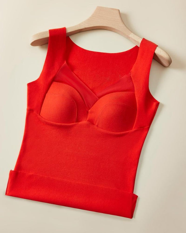 Top Damen mit integriertem Brustpolster
