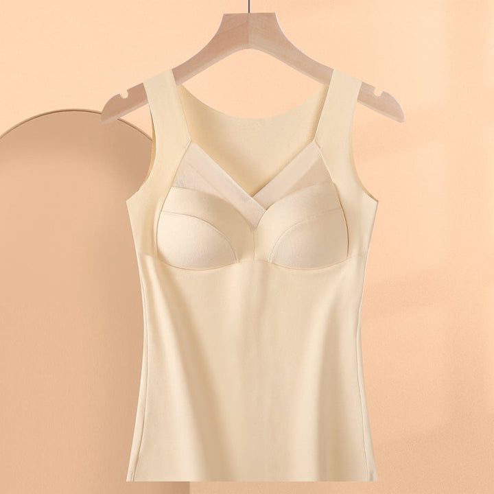 Top Damen mit integriertem Brustpolster