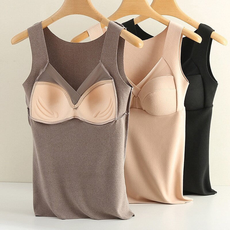 Top Damen mit integriertem Brustpolster