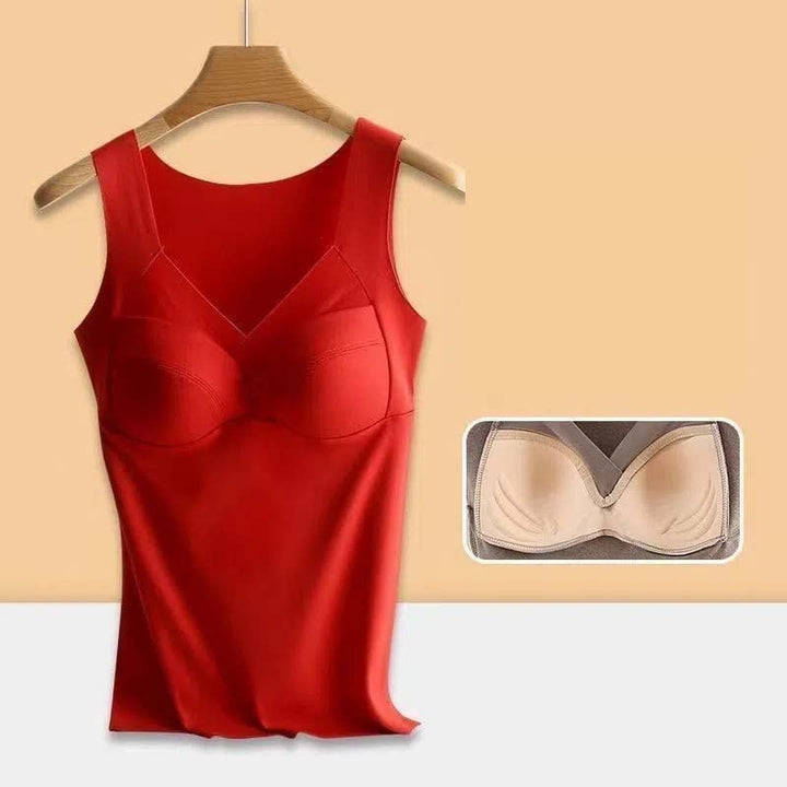 Top Damen mit integriertem Brustpolster