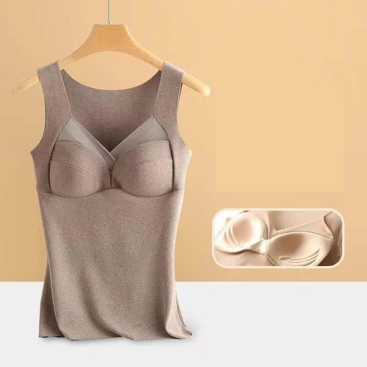 Top Damen mit integriertem Brustpolster