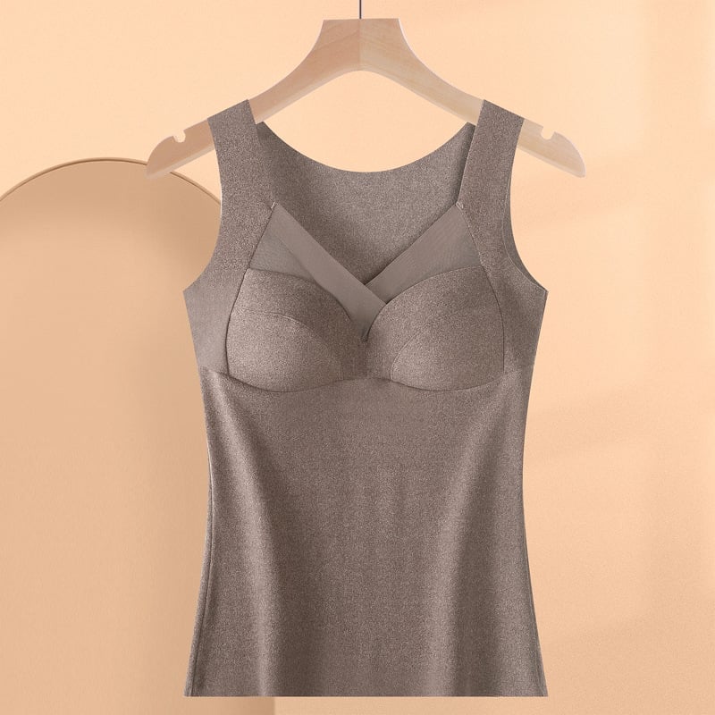 Top Damen mit integriertem Brustpolster