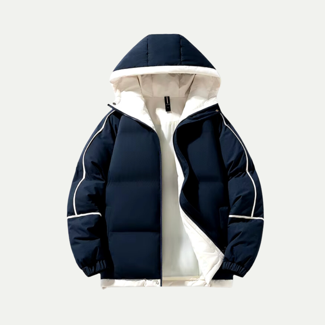 Unisex Kapuzen-Puffer-Parka – Isolierte Winterbekleidung
