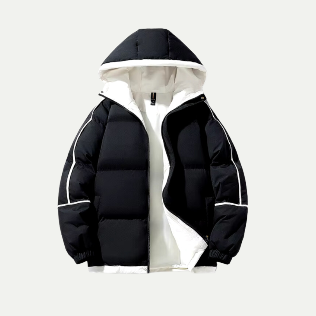 Unisex Kapuzen-Puffer-Parka – Isolierte Winterbekleidung