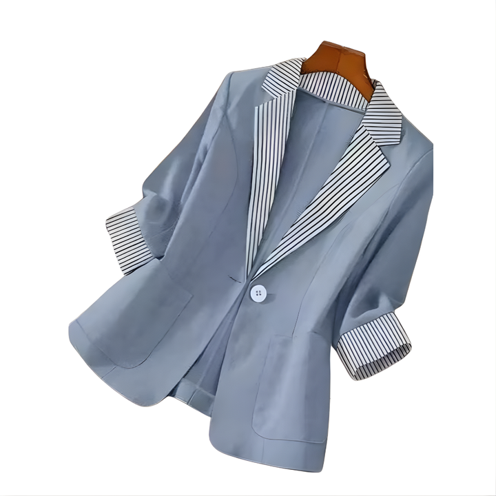 IRISH – Klassischer Blazer Mantel mit langen Ärmeln