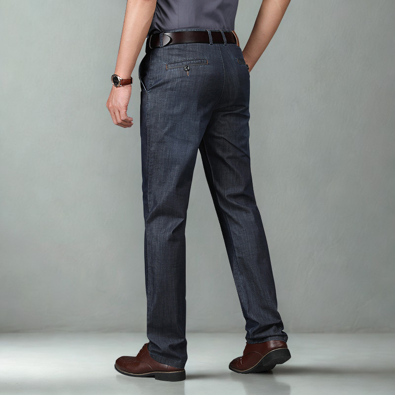 Stretch-Denim-Jeans mit klassischem Schnitt für Herren