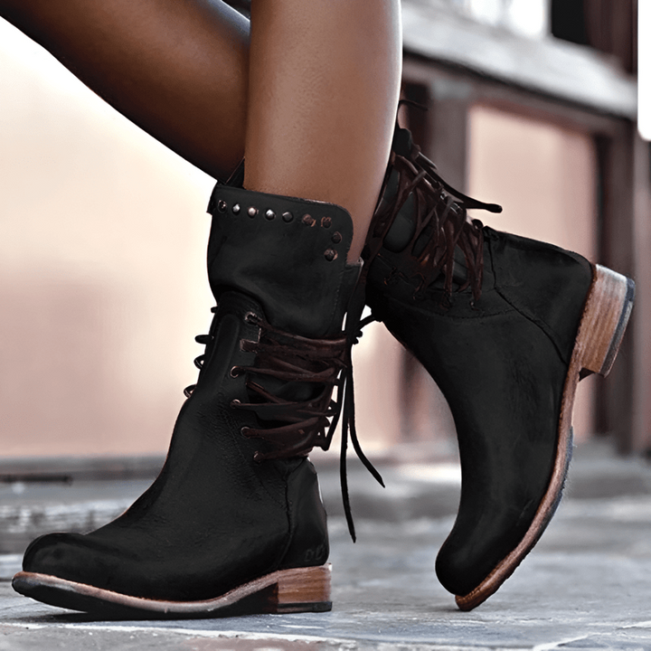 Vintage Schnürstiefel für Damen