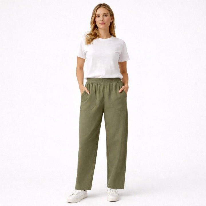 Aurelie | Ultra-weiche Hose mit Seitentaschen