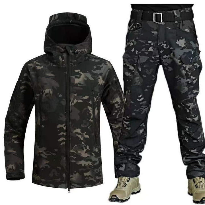Herren Outdoor-Set wasserdicht mit Fleecefutter
