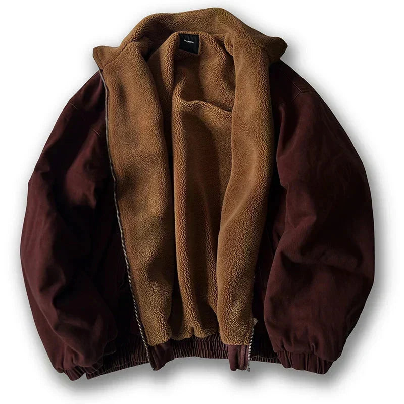 Herren Winterjacke mit durchgehendem Reißverschluss
