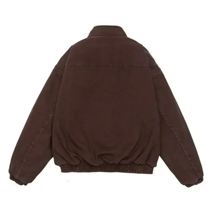 Herren Winterjacke mit durchgehendem Reißverschluss