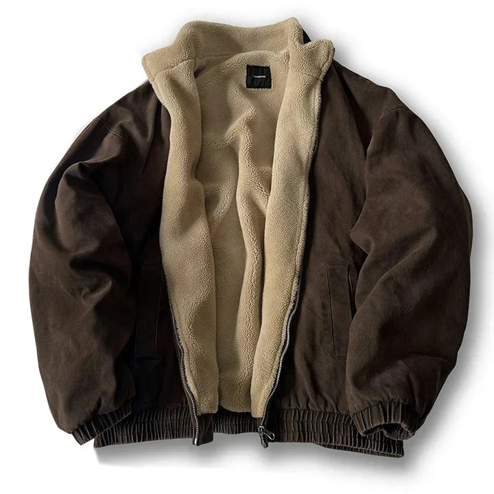 Herren Winterjacke mit durchgehendem Reißverschluss