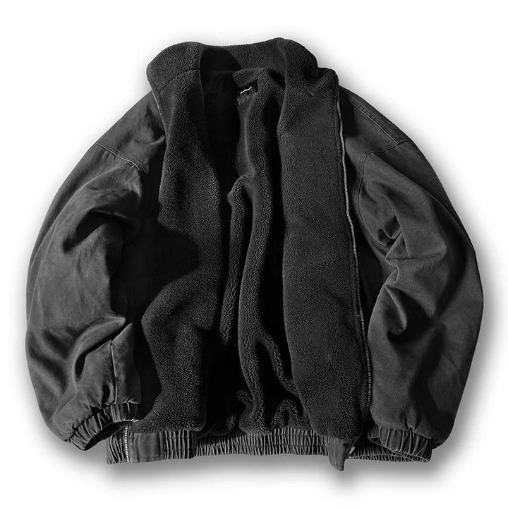 Herren Winterjacke mit durchgehendem Reißverschluss