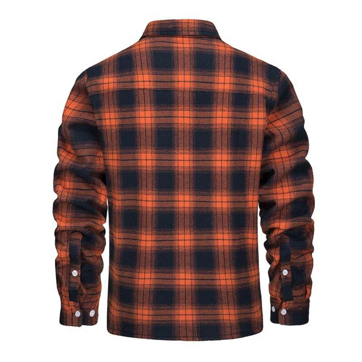 Winterjacke Herren | Karierte Jacke | Warmer Komfort für Herbst &amp; Winter