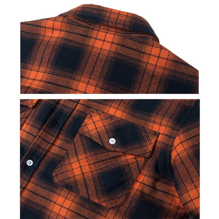 Winterjacke Herren | Karierte Jacke | Warmer Komfort für Herbst &amp; Winter