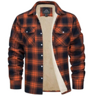 Winterjacke Herren | Karierte Jacke | Warmer Komfort für Herbst & Winter