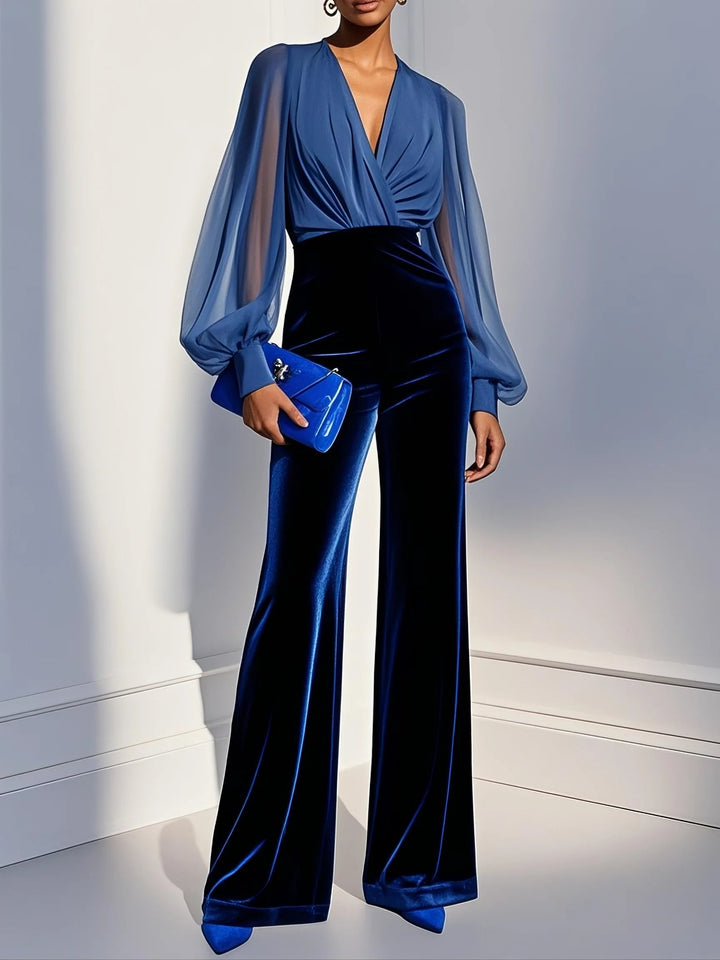 Maud | Eleganter Jumpsuit mit V-Ausschnitt