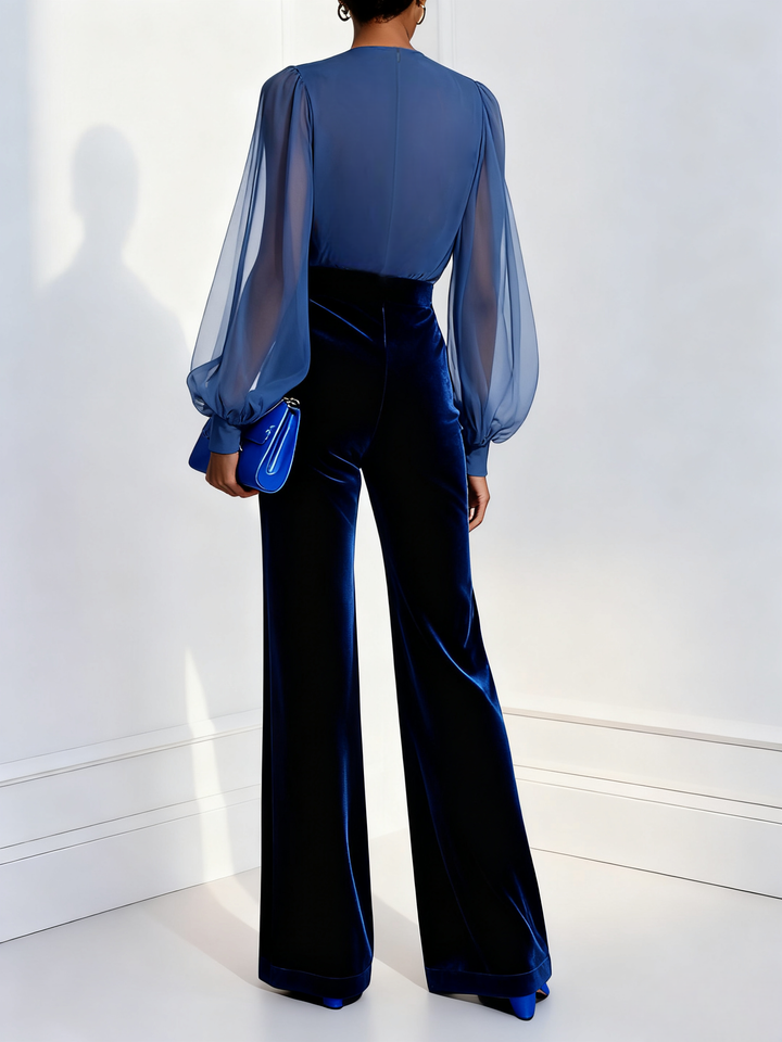 Maud | Eleganter Jumpsuit mit V-Ausschnitt