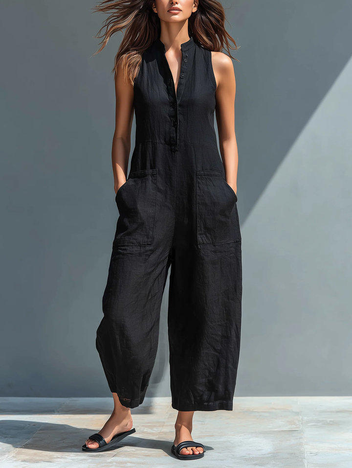 Lotte | Ärmelloser minimalistischer Jumpsuit