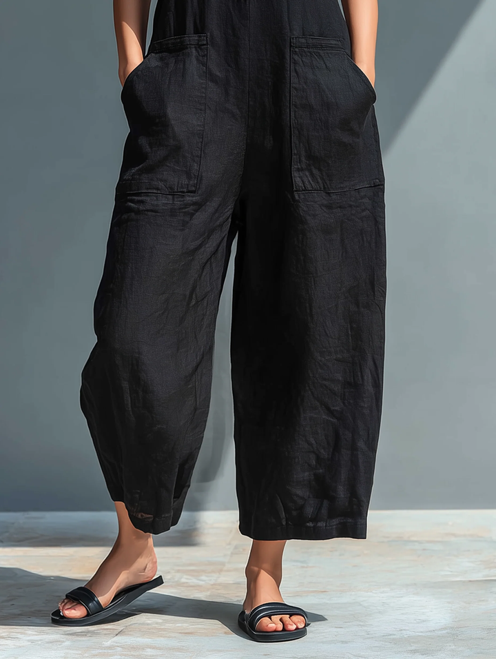 Lotte | Ärmelloser minimalistischer Jumpsuit