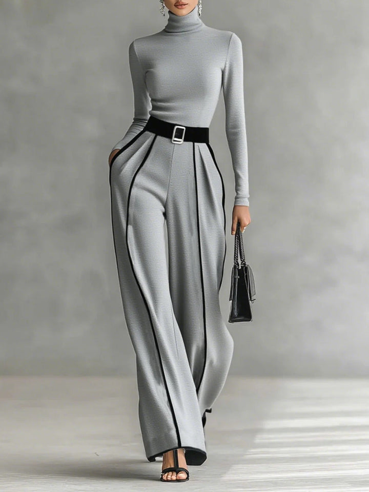 Vera | Elegantes Set mit Kontrastdetails
