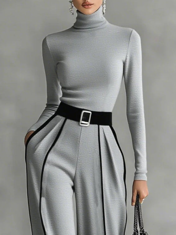 Vera | Elegantes Set mit Kontrastdetails
