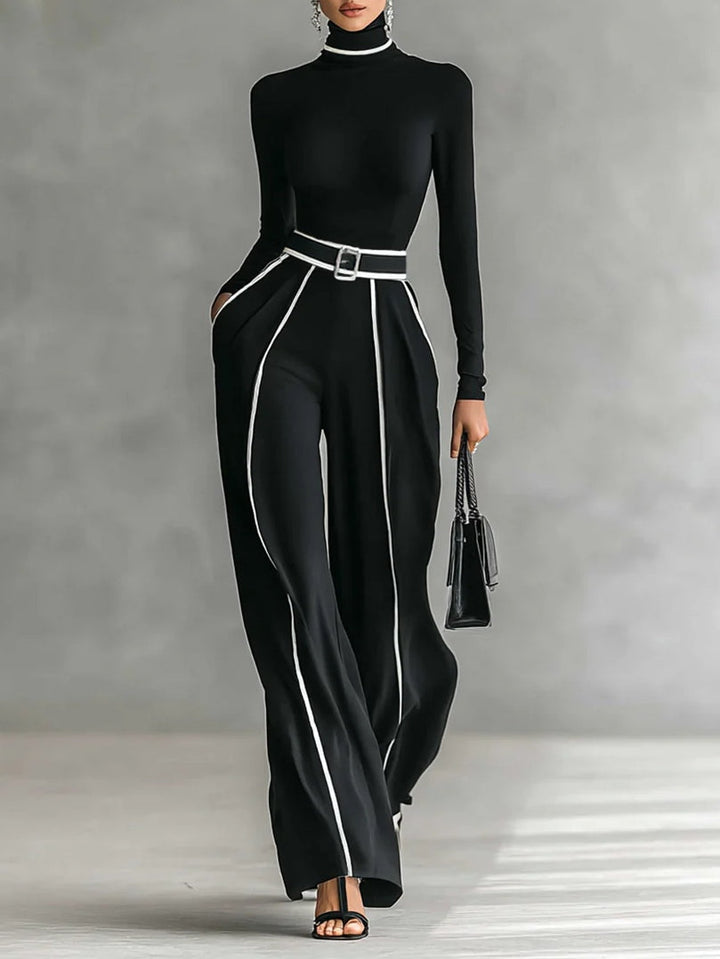 Vera | Elegantes Set mit Kontrastdetails