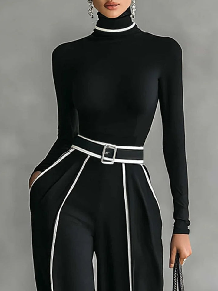 Vera | Elegantes Set mit Kontrastdetails