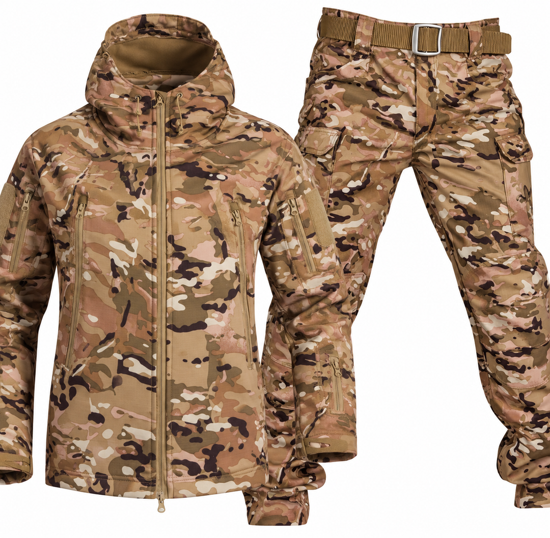 Herren Outdoor-Set wasserdicht mit Fleecefutter