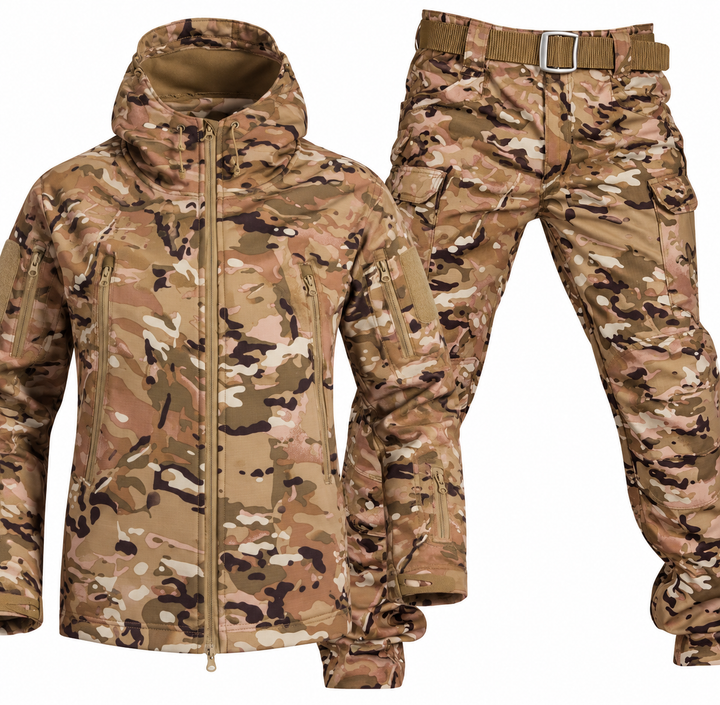 Herren Outdoor-Set wasserdicht mit Fleecefutter