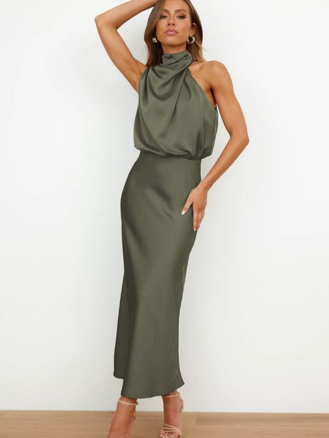 Celestine | Off-Shoulder Gala Maxikleid mit Bodycon-Passform