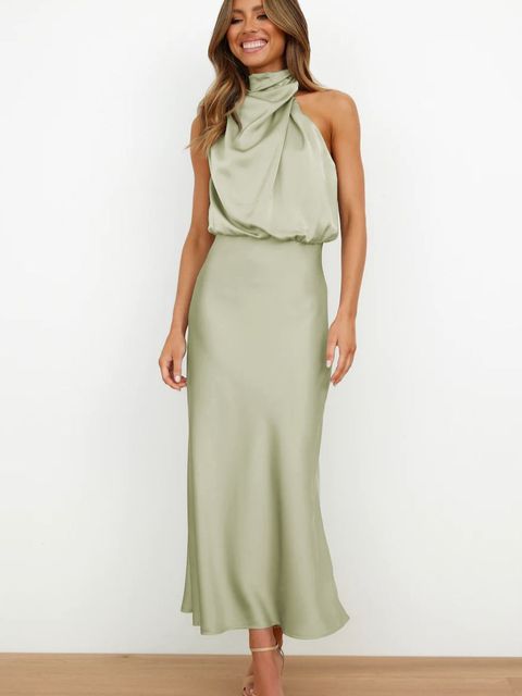 Celestine | Off-Shoulder Gala Maxikleid mit Bodycon-Passform