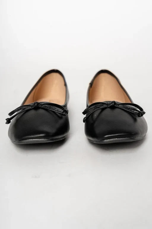 Essentielle schwarze Ballerinas
