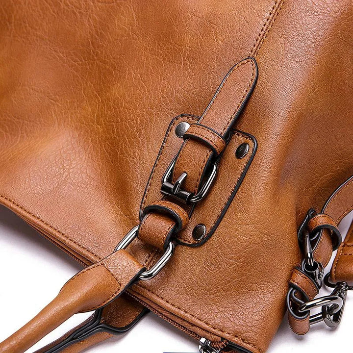 Dagfrid | Vielseitige und stilvolle Tasche in warmem Karamellbraun