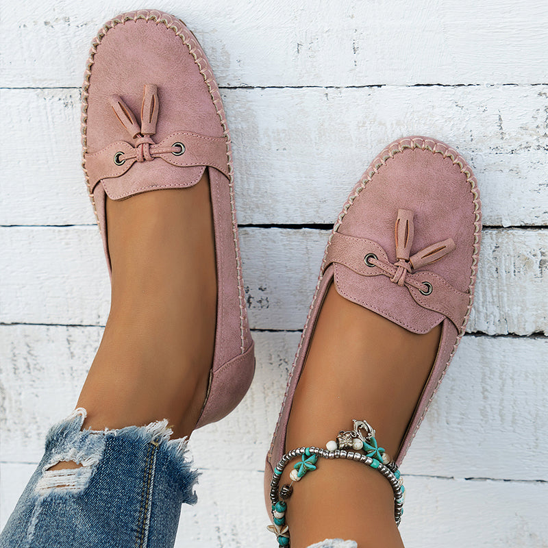 Ingrid - Damen Orthopädische Vintage-Schuhe mit Komfort-Fußbett
