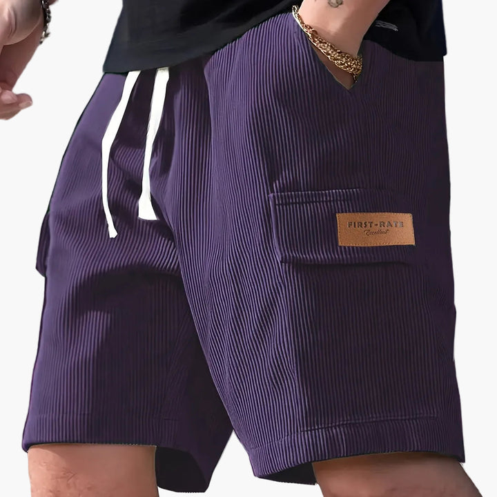 Herren-Shorts mit Kordelzug und normaler Passform für den täglichen Gebrauch