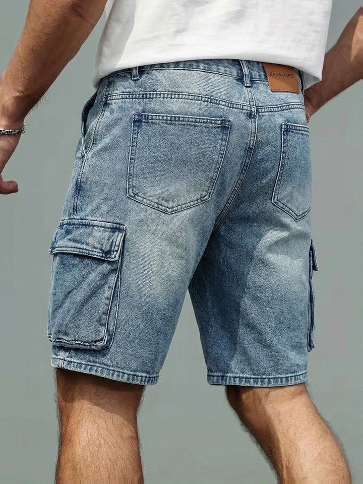Lässige Herren-Bermudashorts mit normaler Passform für den täglichen Gebrauch