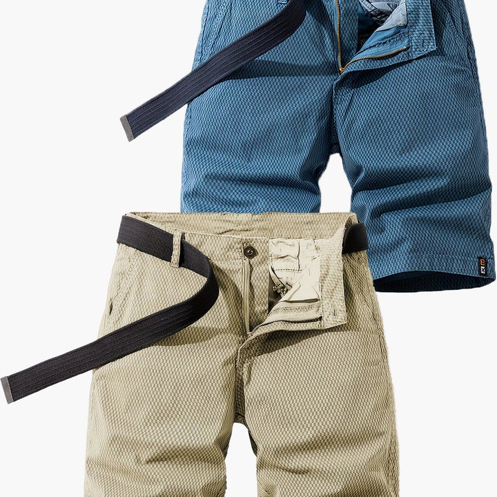 Herren-Bermudashorts mit Gürtel für Sommer- und Outdoor-Aktivitäten