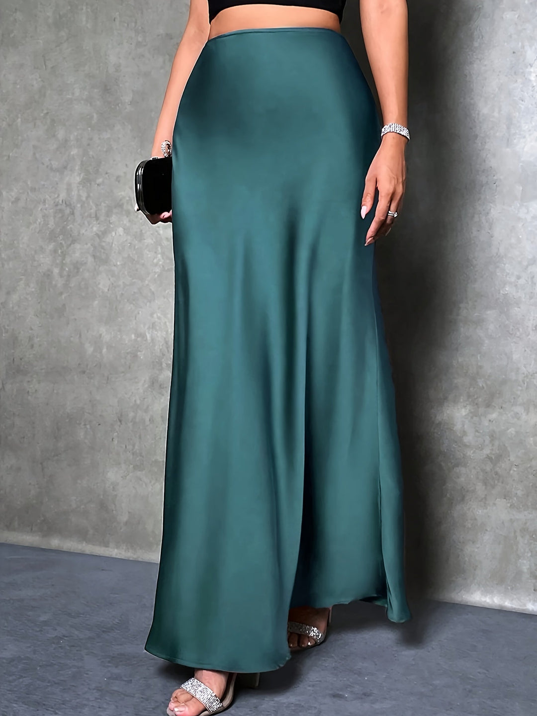 Damen Elegante Lange Rock – Festliche und Abendnutzung