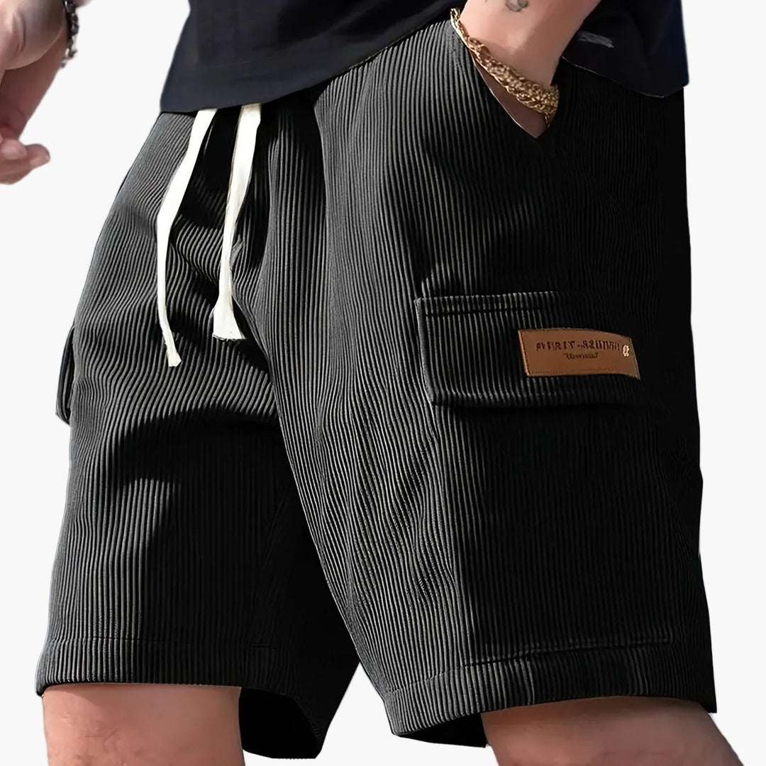 Herren-Shorts mit Kordelzug und normaler Passform für den täglichen Gebrauch
