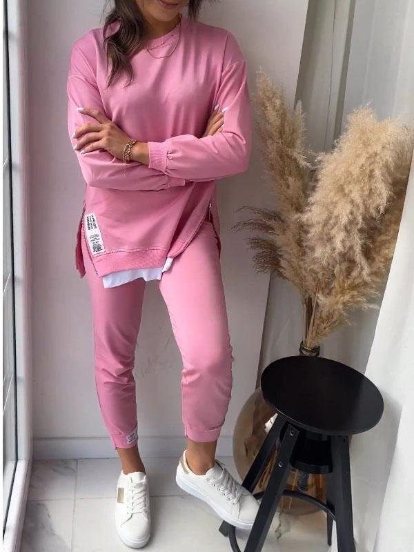 Angelika | Oversized Loungewear-Set mit Rundhalsausschnitt für Damen
