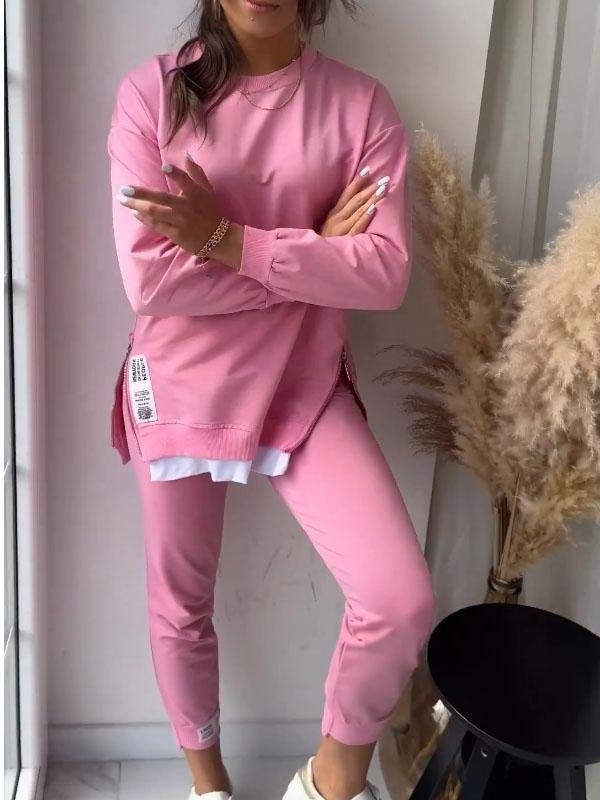 Angelika | Oversized Loungewear-Set mit Rundhalsausschnitt für Damen