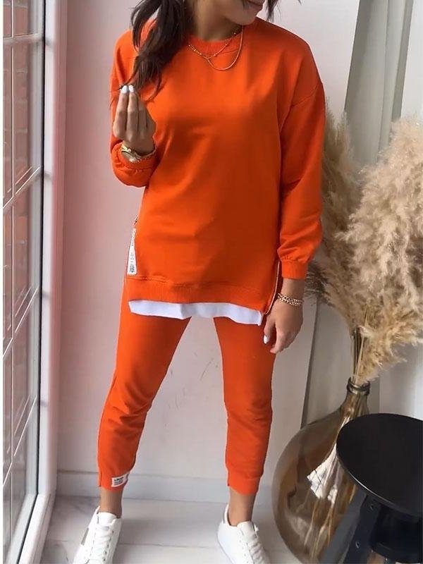 Angelika | Oversized Loungewear-Set mit Rundhalsausschnitt für Damen