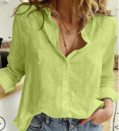 Damen Baumwollbluse | Lang