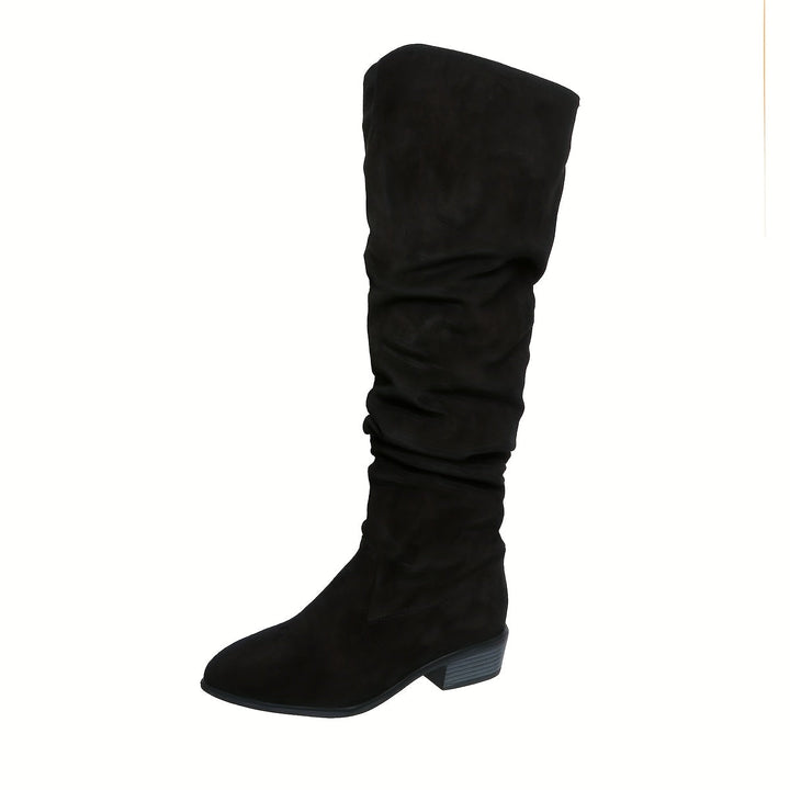 Astrid | Damen Overknee Stiefel Schlupfstiefel