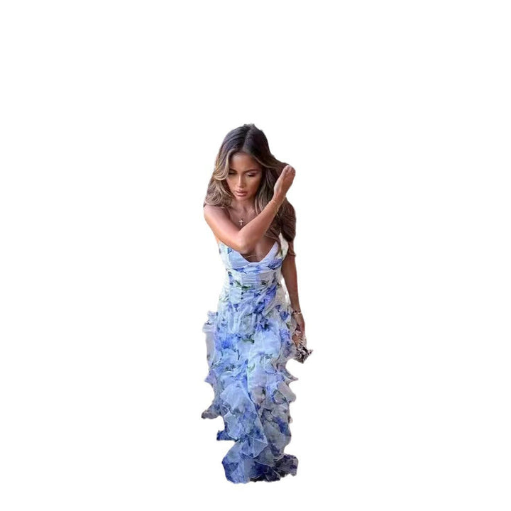 Charlotte – Kleid mit 3D-Effekt und langem Rock