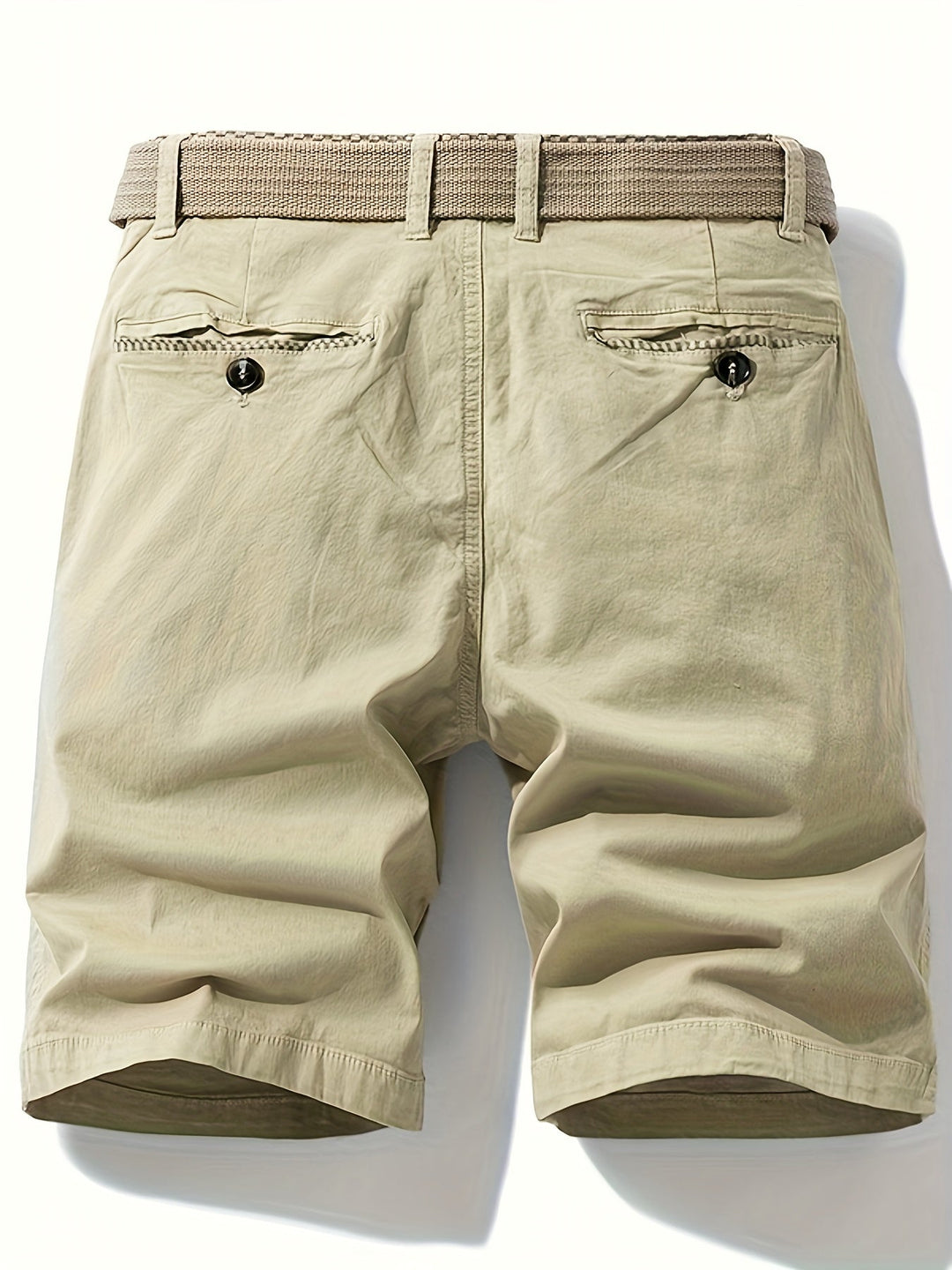 Herren-Bermudashorts mit Gürtel für Freizeit &amp; Urlaub